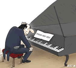 Cartoon Pianist